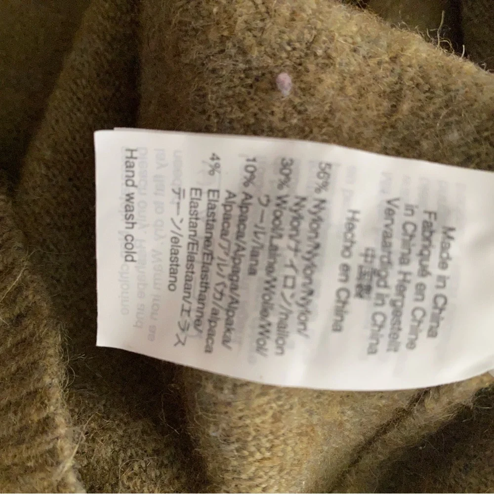 Madewell sweater olive/army green color - Picture 4 of 10